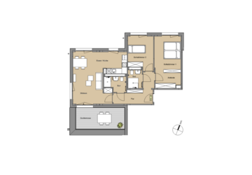 Wohnung Leverkusen Alkenrath - 3 Zimmer, 84 m&sup2;, 1.256&euro; | Angebot:26777279