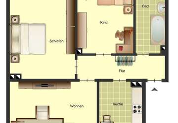 Wohnung Solingen Mitte - 3 Zimmer, 71 m&sup2;, 699&euro; | Angebot:27225115